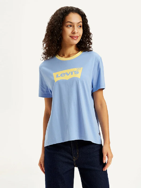 Women's Graphic Print Straight Fit T-Shirt