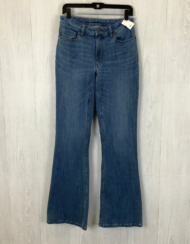 Jeans Flared By Duluth Trading In Blue Denim, Size: 6long