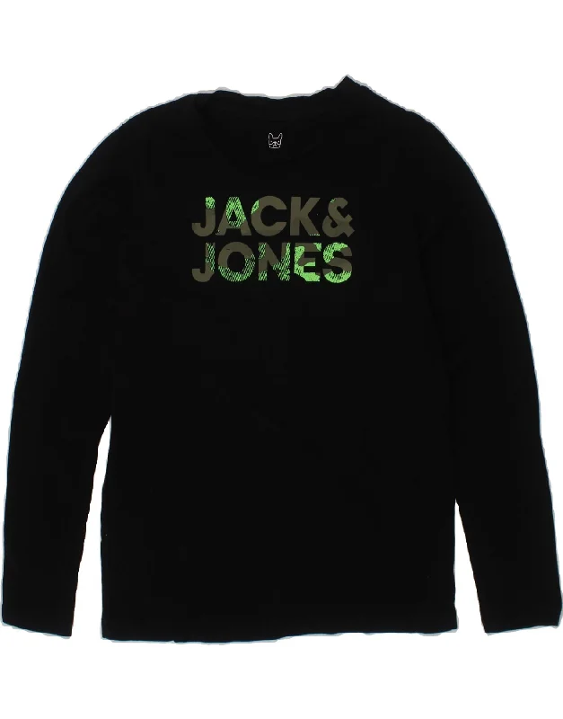 Men's Casual Shirts for Everyday WearJACK & JONES Boys Graphic Top Long Sleeve 9-10 Years Black Cotton Men's Casual Shirts for Everyday WearJACK & JONES Boys Graphic Top Long Sleeve 9-10 Years Black Cotton