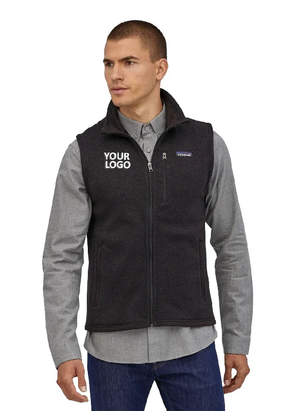 Men's Coats with Embroidered DetailsPatagonia Mens Better Sweater Fleece Customized Vests, Black Men's Coats with Embroidered DetailsPatagonia Mens Better Sweater Fleece Customized Vests, Black